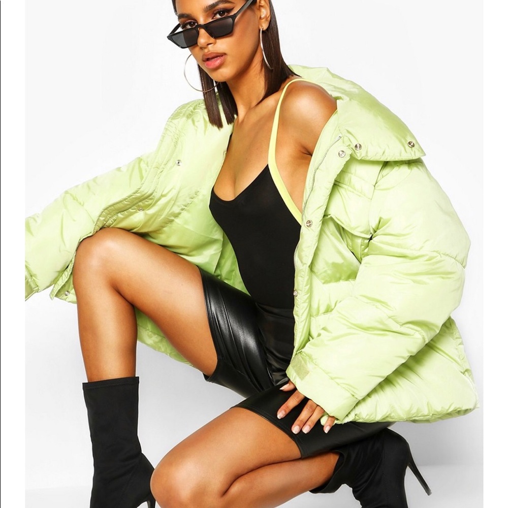 NWT Double Pocket Double Neck Puffer